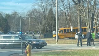 Police use stun gun on limodriving suspect after chase ends at Mass school [upl. by Acirea]