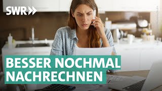 Nebenkostenabrechnung 2022 überprüfen So findet ihr Fehler  Marktcheck SWR [upl. by Atteselrahc]