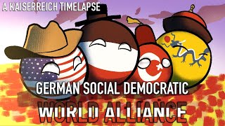 Hoi4 Kaiserreich Timelapse  German Social Democratic World Alliance [upl. by Malliw43]