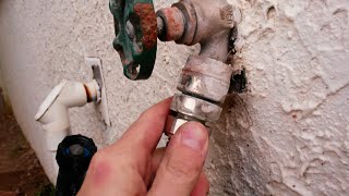 EliminateFix Your Hose Bib AntiSiphon Valve or Vacuum Breaker Spigot Once amp for All SpigotMaster [upl. by Jews]