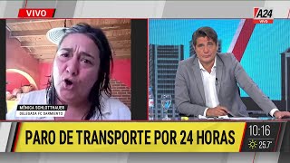 quotNO ME VOY A AUTOCRITICARquot  Mónica Schlottahuer Sindicalista del Tren Sarmiento [upl. by Iraj]