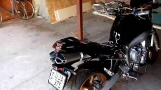 Yamaha Fz6 with akrapovic replika [upl. by Amikay]