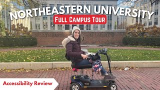 Northeastern University  Boston Campus Tour Vlog 2024  Accessibility Review w Student Interviews [upl. by Lennie]