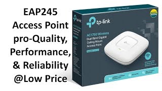 TPLink EAP245 Access Point DualBand AC1750 [upl. by Kimura]