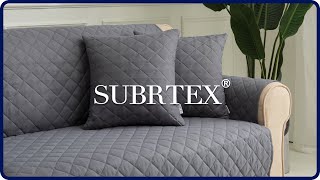 Reversible Quilted Sofa Slipcover  Subrtex [upl. by Ackerman445]