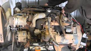 Nissan SD33T cold startup 5 speed box [upl. by Meares331]