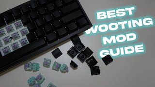 The BEST Sounding Wooting 60HE Mod Guide [upl. by Annaiviv]