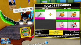 O QUE AS PESSOAS OFERECEM NA DARK BLADE NO BLOX FRUITS [upl. by Nosneb463]