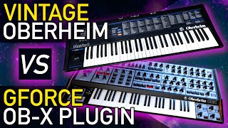 GFORCE OBERHEIM OBX vs MATRIX 6 Live ShootOut  Which Sounds Better [upl. by Yarak]