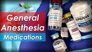 General anesthesia pharmacology  Medications for induction maintenance amp emergence [upl. by Rivera709]