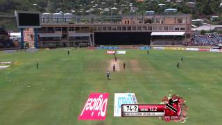 CPL 2014 Highlights Match 2  The Red Steel vs Barbados Tridents [upl. by Eemia]