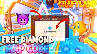 free diamond in lobbynew craftland maprare craftland map free diamond💎 [upl. by Rhines365]