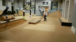 50 frontside shuvit  Christmas Skate  Ronneby Skatepark [upl. by Ap138]