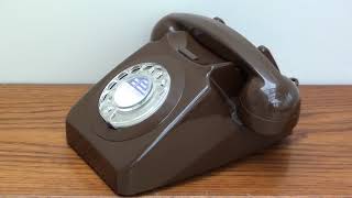 Classic Old Telephone Ringing Post Office Brown 746 1970s Phone [upl. by Ogilvie]