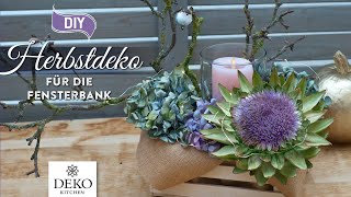 DIY schnelle Herbstdeko mit Hortensien How to Deko Kitchen [upl. by Anyk]