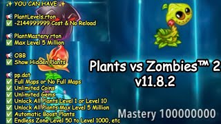 PvZ 2 v1182 Mods File  Unlimited [upl. by Noxin]