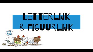 Letterlijk en figuurlijk taalgebruik [upl. by Carlo]