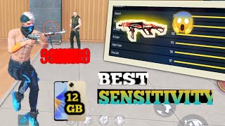 12 GB RAM MOBILE 📱 MP40 BEST HEADSHOT SENSITIVITY OB44 2024  FREE FIRE BEST SENSITIVITY freefire [upl. by Florence]