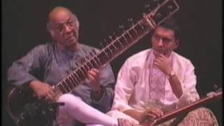 Ustad Vilayat Khan amp Ustad Shujaat Khan Bhairavi [upl. by Enneirb10]