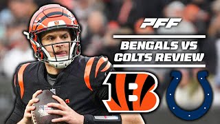 Colts vs Bengals Week 14 Game Review  PFF [upl. by Abbye809]