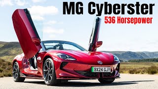 New MG Cyberster with 536 Horsepower [upl. by Lyssa]