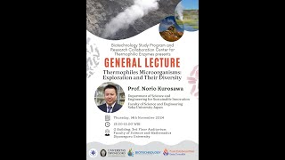 General Lecture Thermophiles Microorganism  Exploration and Their Diversity [upl. by Eimareg231]