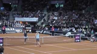 Maria Sharapova vs Li Na champ point amp winner ceremony Pt 1  Porsche Tennis Grand Prix 2013 [upl. by Oigufer526]