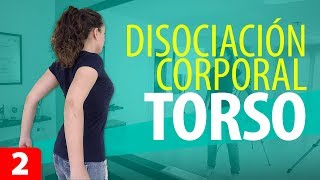 Cómo DISOCIAR el TORSO  Disociación Corporal 2  Movimientos de Torso [upl. by Ahsinoj]