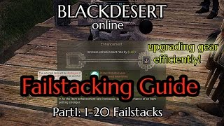 Failstacking Guide part1  Black desert online [upl. by Mirth]