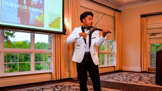 Governors Club Golf Course Chapel Hill NC quotThe Way You Look Tonightquot Tyler ButlerFigueroa Violinist [upl. by Juley]