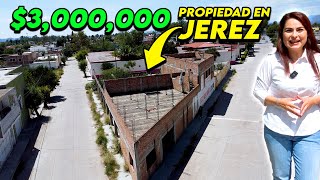 Se vende CUADRA COMPLETA en Avenida Churubusco Jerez Zacatecas [upl. by Akinam]