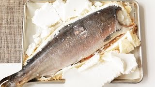 Rezept Lachs in Salzkruste selber machen [upl. by Adamok664]