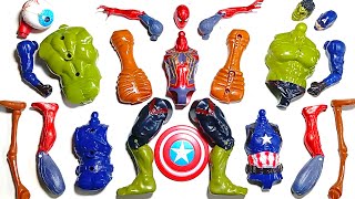 AVENGERS TOYS ASSEMBLE SPIDERMAN CAPTAIN AMERICA SIREN HEAD HULK SMASH ACTION FIGURE [upl. by Ruddie821]