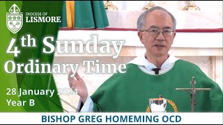 Catholic Mass Today Fourth Sunday Ordinary Time 28 Jan 2024 Bishop Greg Homeming Lismore Australia [upl. by Aklog]