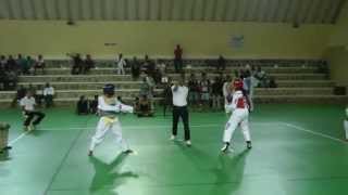 Final Mauritius National Taekwondo Championship Ranini Cundasawmy 49 [upl. by Tallia]