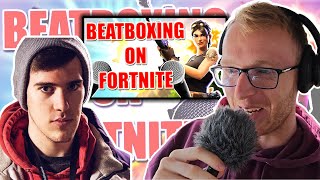 MpowR Beatbox Reacts  Codfish Beatboxing On Fortnite [upl. by Nnod800]