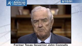 John Connally on JFK Assassination 1991 CSPAN interview [upl. by Asirrom]