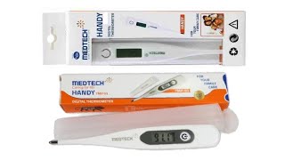 Digital Thermometer  Medtech Handy TMP03  Make in India [upl. by Ollehto755]