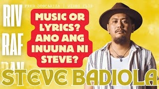 R R R Clip  Music or lyrics—ano ang inuuna ni Steve Badiola  Typecast [upl. by Eberto]