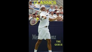 CLASSICS Montreal 2003 R1 Roger Federer vs Gaston Gaudio [upl. by Ecnedac]