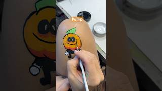 Pump from spooky month spookymonth pumpandskid facepainting fallfacepaint [upl. by Aihsital449]