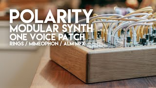 Polarity  Eurorack Modular Synthesizer patch explained [upl. by Dallas]