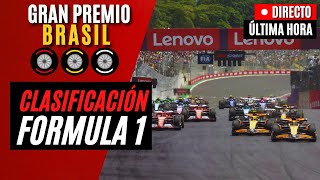 🔴 F1 DIRECTO  GRAN PREMIO DE BRASIL 2024  CLASIFICACIÓN  Live Timing [upl. by Nebeur]