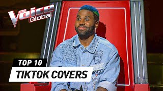 The BEST TIKTOK Songs Covers on The Voice [upl. by Adav]