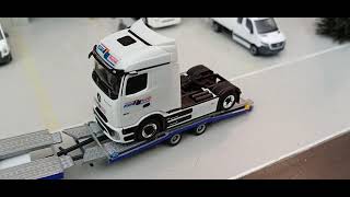 CAMIONS 187 DIORAMA NEW HERPA MB E Actros 600 [upl. by Rossing146]