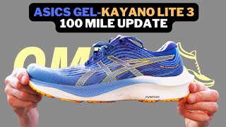 ASICS GEL KAYANO LITE 3 100 MILE UPDATE BETTER THAN GELKAYANO 29 [upl. by Viguerie770]