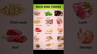 Zinc rich foods shorts [upl. by Aznaed258]