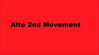 Gloria  Alto 2nd Movement [upl. by Sihon]