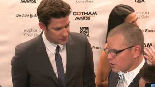 Matt Damon Jack Black at 2012 Gotham Awards [upl. by Jr]