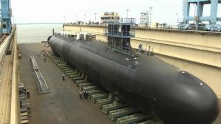 Indiana SSN 789 Rollout and Launch [upl. by Roslyn]